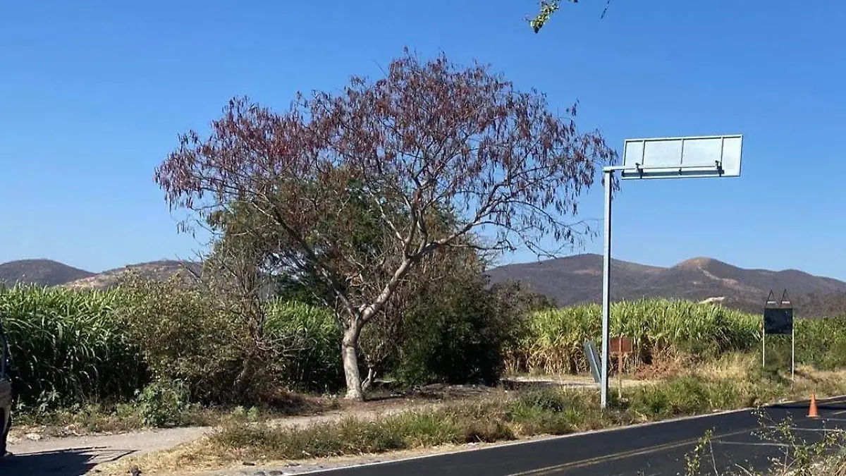 Calcinado fue hallado el cuerpo sin vida de un hombre de aproximadamente 40 años de edad sobre campos de cultivo